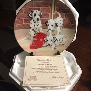 Collectors Decorative “Firehouse Frolic” Plate